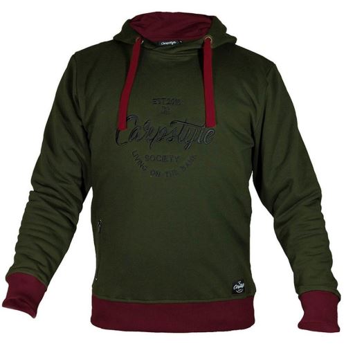 Carpstyle Mikina Green Forest Hoodie