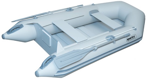 Sportex nafukovacie člny shelf 230f lamelová podlaha s úchytmi fasten šedý 2x lavička
