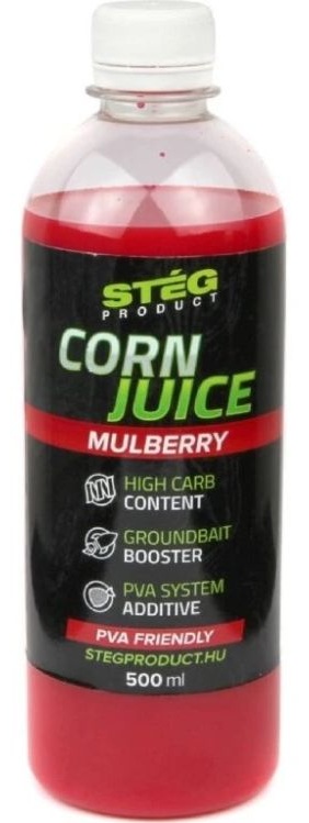 Stég booster corn juice 500 ml - mulberry