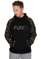 Fox Mikina Black Camo Raglan hoodie - S