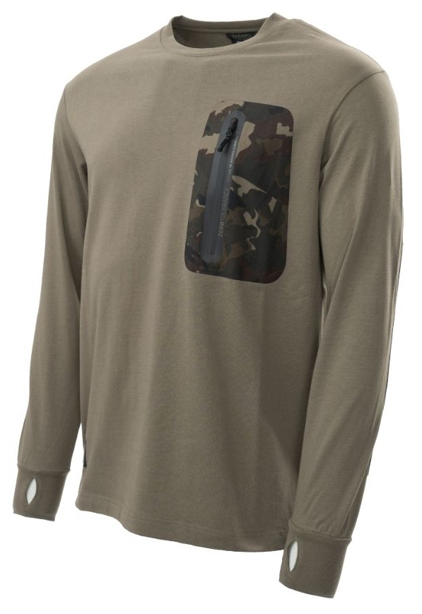 E-shop Nash tričko zt hd long sleeve t-shirt green - xxl