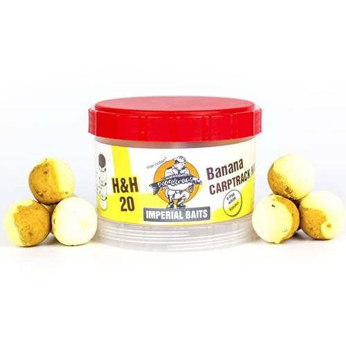 Imperial Baits Neutrálne Vyvážené Boilies Half'n Half Banana