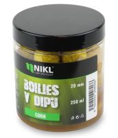 Nikl Boilies V Dipe Corn 250 ml - 20 mm