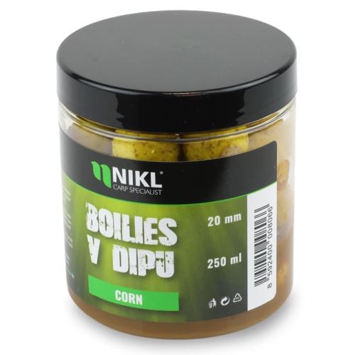 Nikl Boilies V Dipe Corn 250 ml