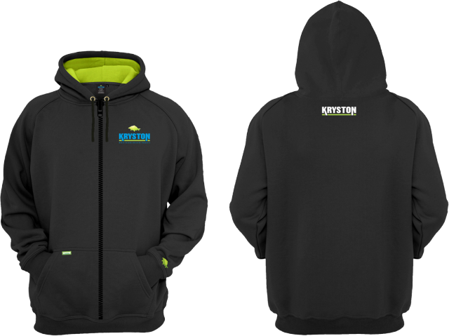 E-shop Kryston mikina čierna zipper - l