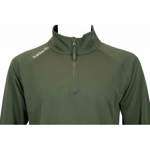 Trakker Tričko S Dlhým Rukávom Half Zip Top With UV Sun Protection