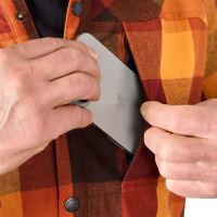 Grundéns Košeľa Bankside Lined Shacket Anchor Plaid (3)
