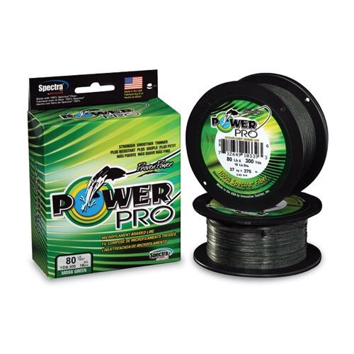 Power Pro Splietaná Šnúra Moss Green 135 m