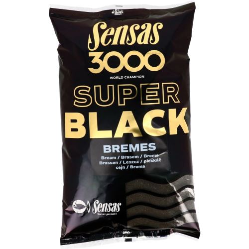 Sensas kŕmenie 3000 SUPER BLACK 1kg