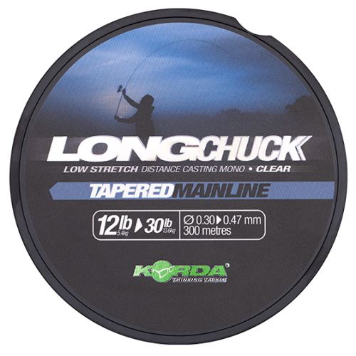 Korda Vlasec LongChuck Tapered Mainline Clear 300 m