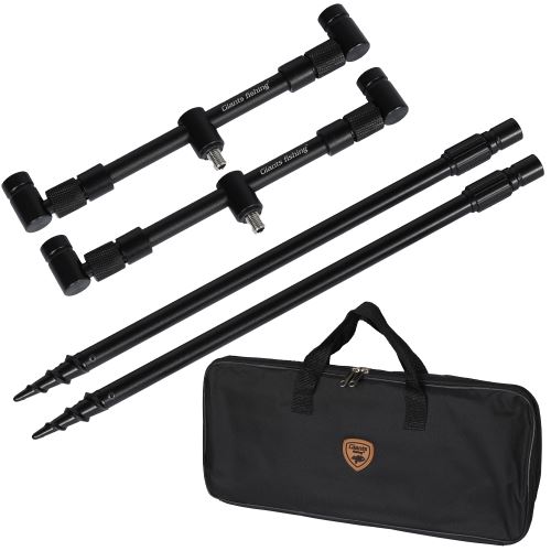 Giants Fishing Sada Hrazd Gaube Buzzer Bar Set 2 Rods Black