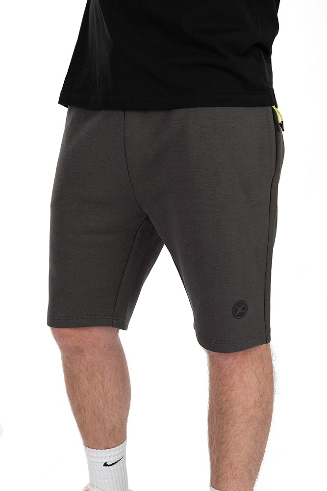 Matrix kraťasy black edition jogger shorts dark grey lime - xl