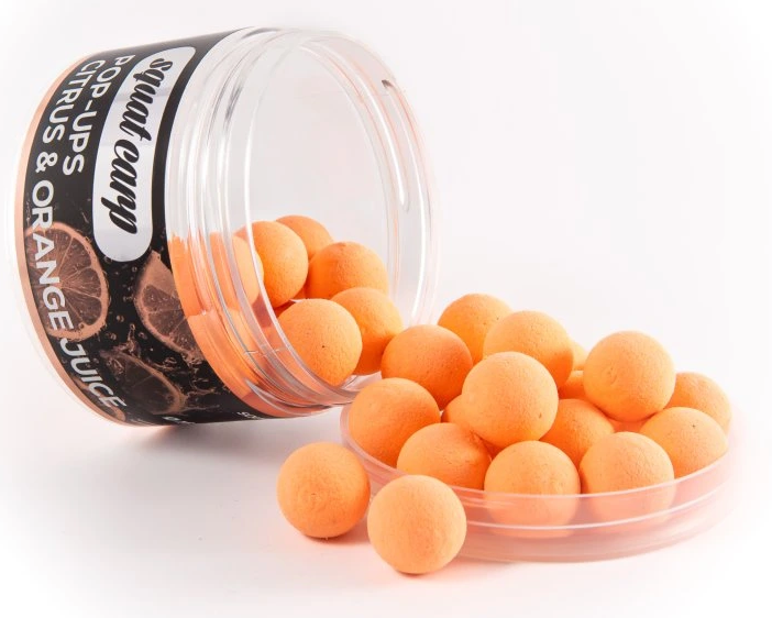 Squat carp plávajúce boilies pop-up citrus & orange juice 60 g - 16 mm