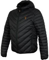 Fox Bunda Collection Quilted Jacket Black Orange-Veľkosť XXXL