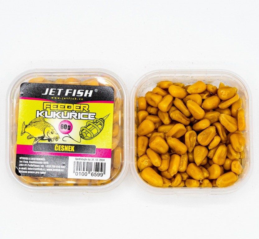 Jet fish kukurica feeder 60 g - cesnek