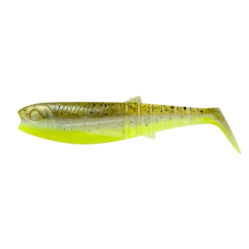 Savage Gear Gumová Nástraha Cannibal Shad Green Pearl Yellowg