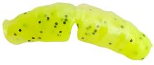 Berkley Gumová Nástraha Powerbait Action Waxies Sinking 2 cm 14 ks - Chartreuse Shad