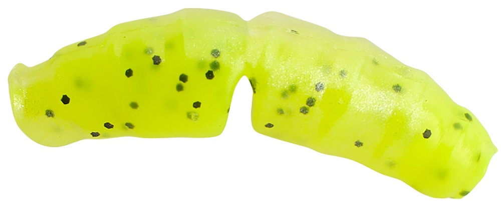 E-shop Berkley gumová nástraha powerbait action waxies sinking 2 cm 14 ks - chartreuse shad