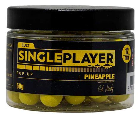 Singleplayer plávajúce boilies pop-up boilies pineapple 50 g - 12 mm