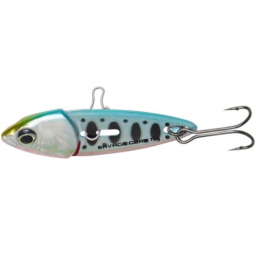 Savage Gear Blyskáč Switch Blade Minnow Blue Pink Smolt