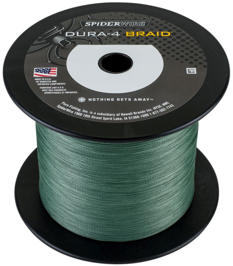 Spiderwire splietaná šnúra dura4 green-priemer 0,25 mm / nosnosť 23,2 kg