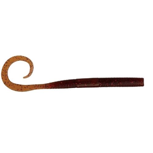 Gunki Gumová nástraha C´eel Worm Brown Oil Red Flake - 7,5 cm