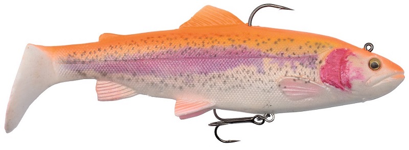 Savage gear gumová nástraha 4d rattle trout hrkajúci pstruh golden albino-12,5 cm 35 g