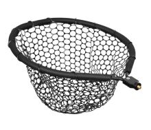 Fencl Muškársky Podberák King L Karbón So Silikónovou Sieťou Magnetický Držiak a Poistné Lanko Plávajúce 49x39 cm (5)