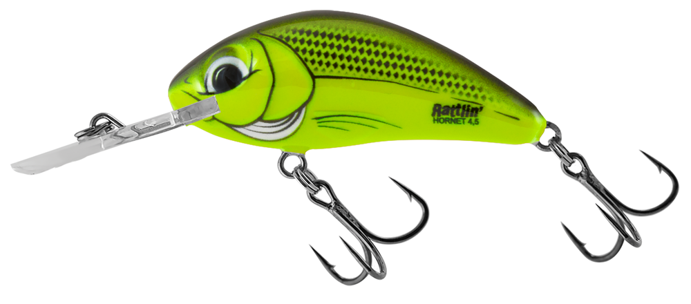 E-shop Salmo wobler rattlin hornet floating chartreuse - 4,5 cm