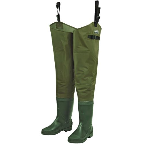 Dam Broďáky Hydroforce Nylon Taslan Hip Wader Bootfoot Green