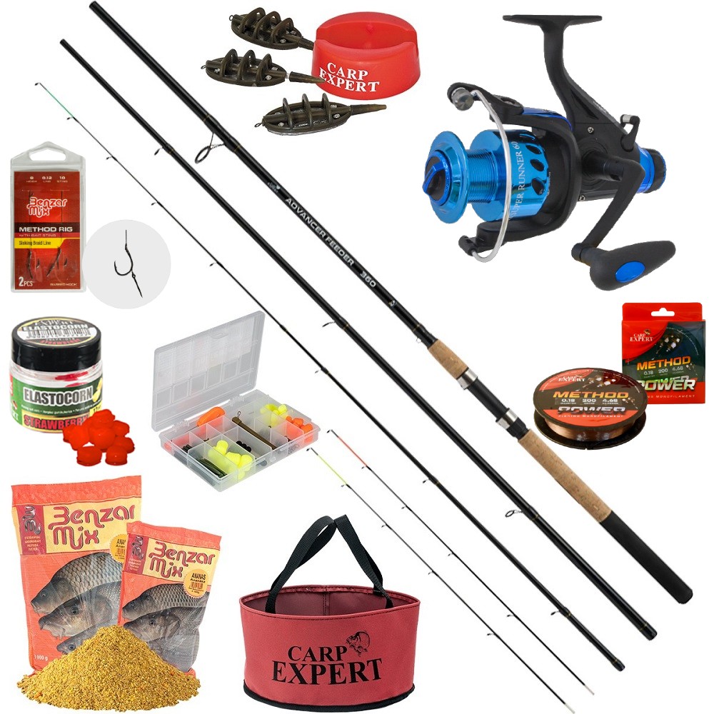 E-shop Carp expert prút set advancer method 3,9 m 50-100 g