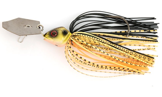 E-shop Fox rage blyskáč chatterbait bladed jig black and gold - 7 g
