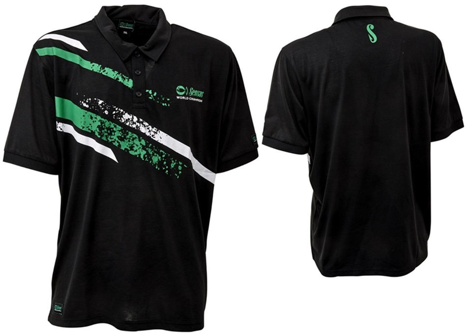 Sensas tričko polo stripes black - m