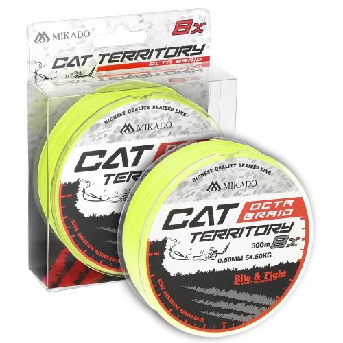 Mikado Pletená šnúra Cat Territory Octa Braid Fluo 300 m