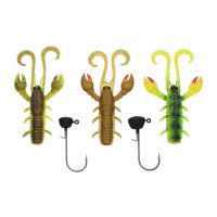 Berkley Sada Gumových Nástrah a Jigových Hlavičiek Powerbait Perch Ned Rig Pro Pack 5 ks - 7 cm 3+5 g