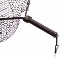 Fencl Muškársky Podberák King XL Karbón So Silikónovou Sieťou Magnetický Držiak a Poistné Lanko 47x57 cm (4)