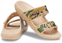 Crocs Sandále Classic Crocs Printed Camo Sandal Chai/Tan (2)