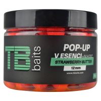 TB Baits Plávajúce Boilie Pop-Up Strawberry Butter + NHDC 65 g-12 mm