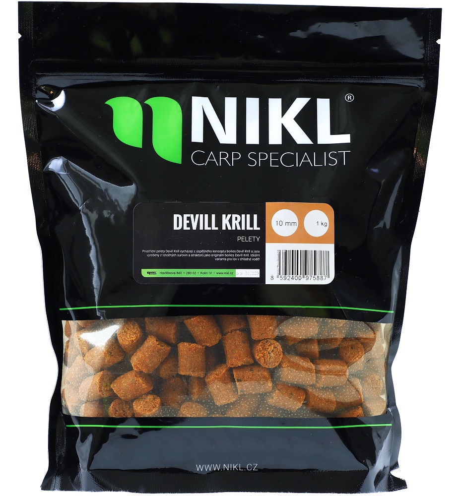 Nikl pelety devill krill - 1 kg 18 mm