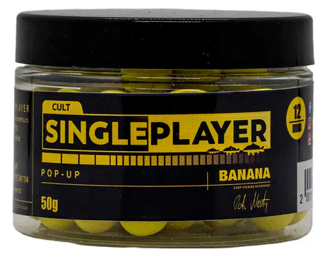 Singleplayer plávajúce boilies pop-up boilies banana 50 g - 16 mm