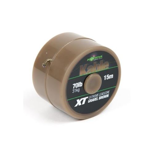 Korda Olovenka Kable XT Extreme Leadcore 70 lb 31 kg 15 m