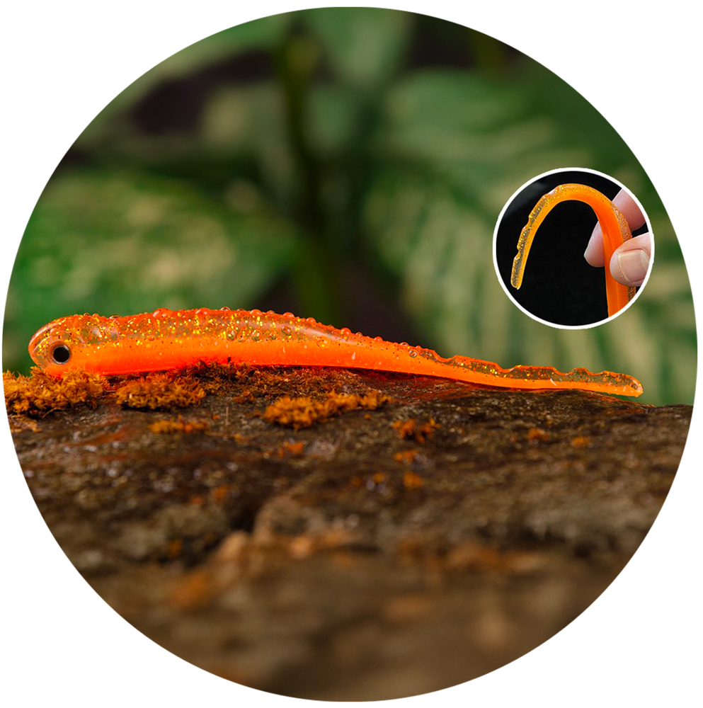 E-shop Redbass smáčik big snake orange g uv color - 15,5 cm 11 g