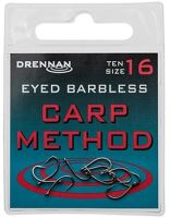 Drennan Háčiky Bez Protihrotu Eyed Carp Method Barbless