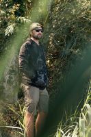Korda Mikina Zip Hoodie Black Kamo (2)