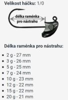 RedBass Jigová Hlavička Neviaznúca StandUp Pro Sickle 5 ks 1/0 (2)