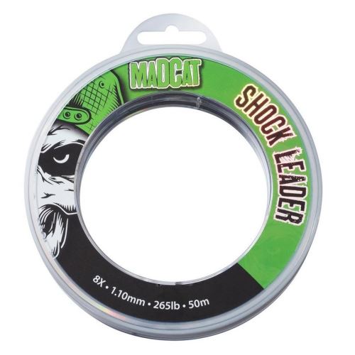 Madcat Náväzcový Vlasec Shock Leader 8X 1,10 mm 50 m