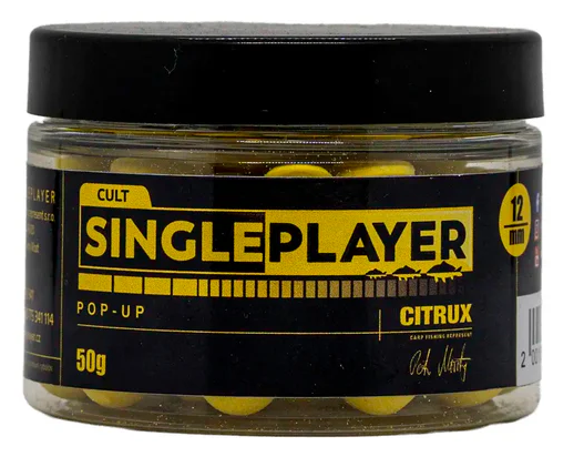 Singleplayer plávajúce boilies pop-up boilies citrux 50 g - 16 mm