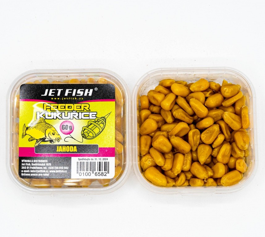 Jet fish kukurica feeder 60 g - jahoda