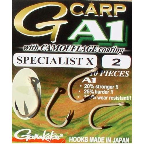 Gamakatsu Háčiky G-Carp Specialist X veľ.8 10 ks