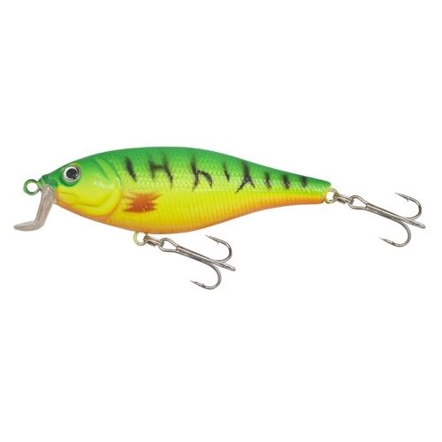 Kamasaki Wobler Fat Shad Zelená-Žltá 9 cm 14 g